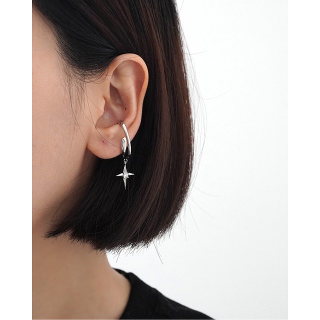 star charm ear cuff　スターチャームイヤーカフ　J1444