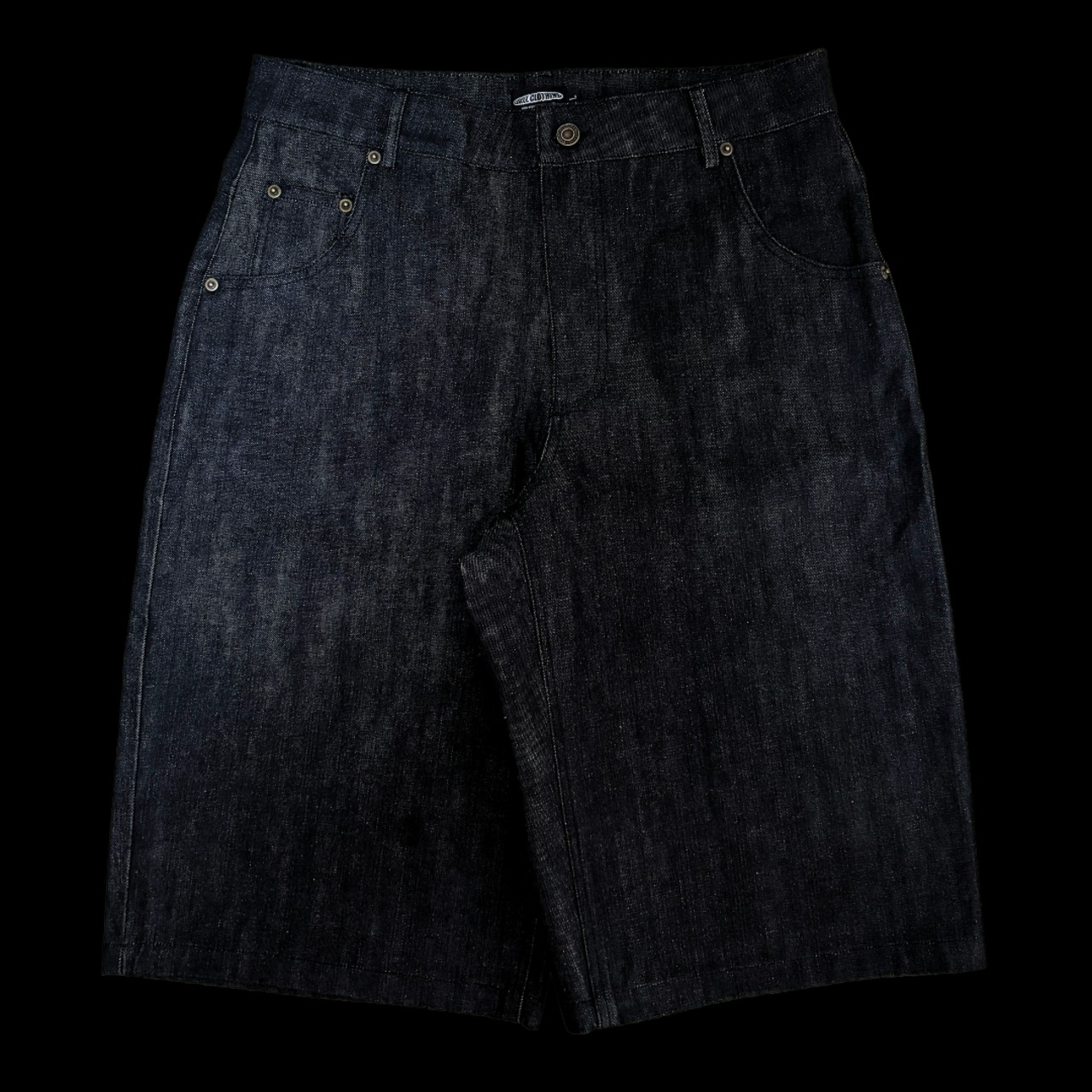 METAL LOGO RIGID BAGGY JORTS