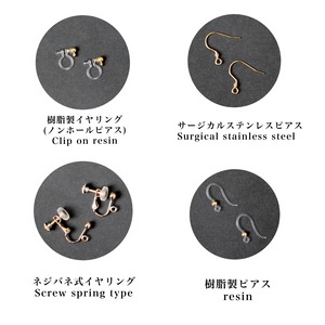 心臓の泪に魂は宿る　片耳飾り【星屑即納品】