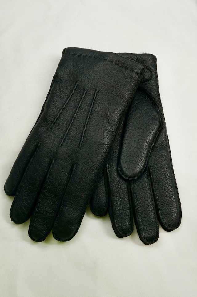 DENTS/Peccary Gloves with Rabbit Fur Lining