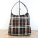 .BURBERRY CHECK PATTERNED SEMI SHOULDER BAG/バーバリーチェック柄セミショルダーバッグ2000000065380