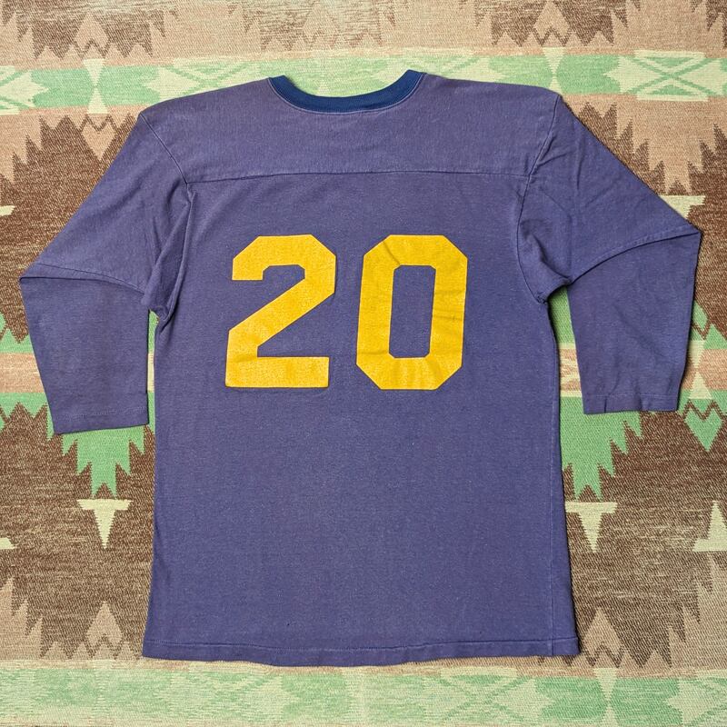 60s~ SOUTHERN ATHLETIC Football T-Shirt (L) Two-Tone 60s~ SOUTHERN ATHLETIC Football T-Shirt (L) Two-Tone