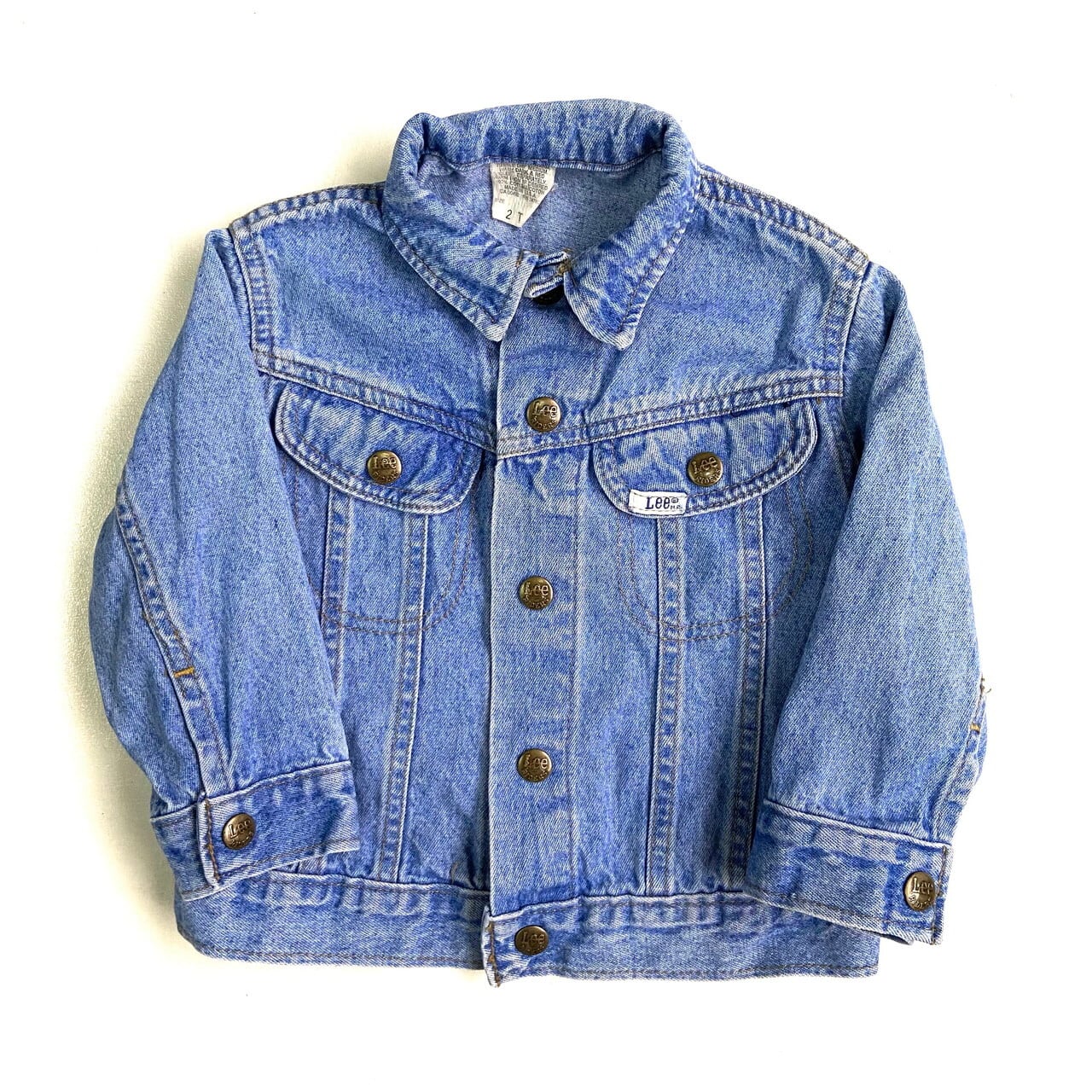 Kids 90年代 Usa製 Lee Riders リー ライダース デニムジャケット キッズ2歳 100 相当 古着 90s ビンテージ ヴィンテージ デニムジャケット Cs29 50 Cave 古着屋 公式 古着通販サイト