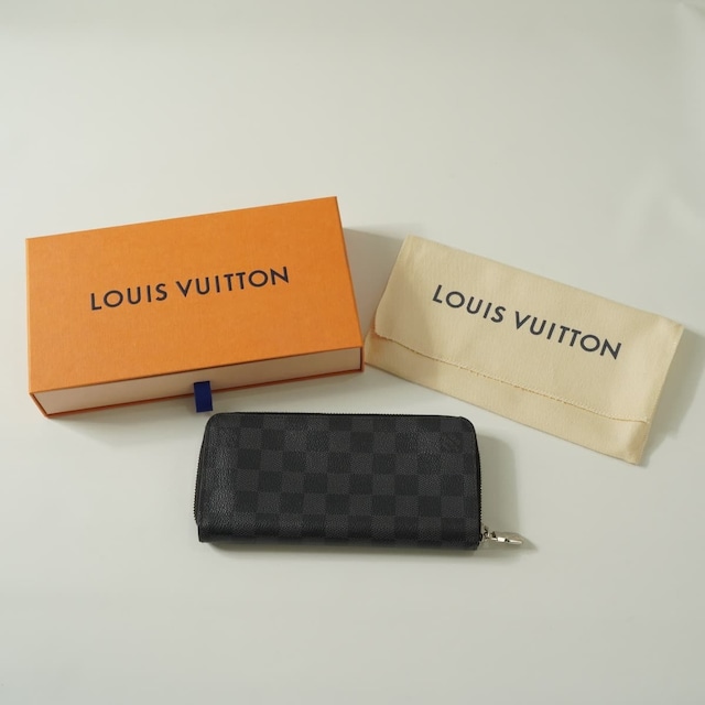 LOUIS VUITTON ルイヴィトン ジッピーウォレット ヴェルティカル ダミエ グラフィット N63095 ICチップ RFID 財布 長サイフ メンズ