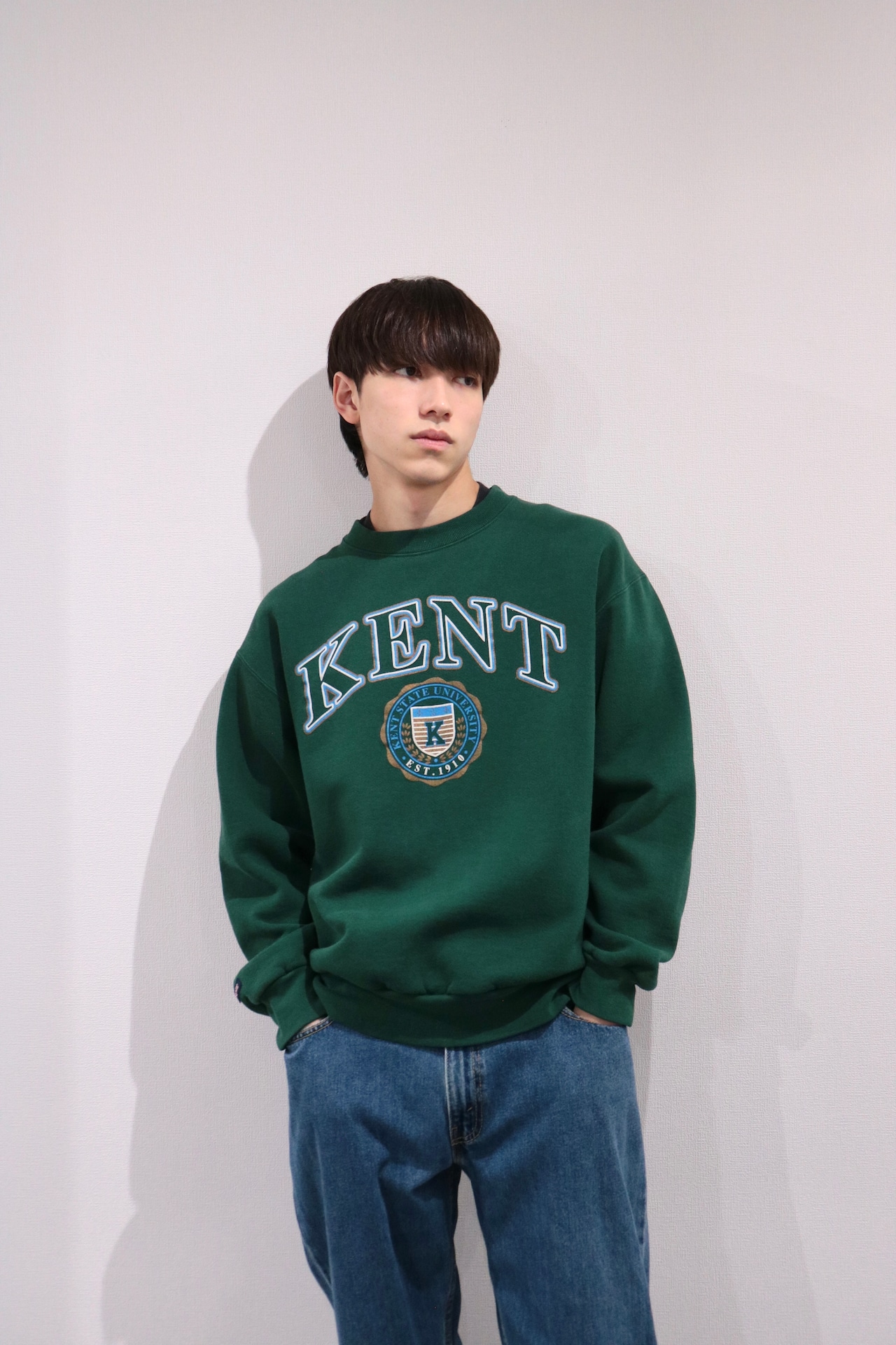 JanSport college logo print sweat shirt