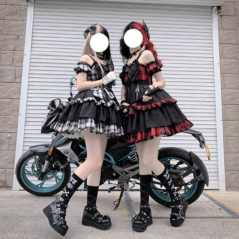 ゴスロリ通販 With U アイドル ゴスロリ ワンピ ジャンパースカート