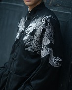 Suede Embroidered Tang-Style Jacket【G1157】