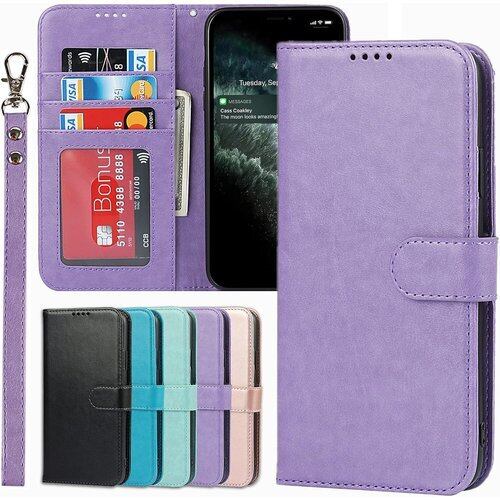 A53 5g galaxy ケース 手帳型 Galax ケース サムスン ギャラクシー A53 カバー A53 ケース SC53C ケース SCG15 カバー スマホケース A53ケース ストラップケース 適用 ストラップ case ストラップ 紐付き ストラップケース iCoverCase PUレザー マグネット 留め具 スマホケース カード収納 手帳型 カード入れ ストラップホール付き スプラット付き カードケース パープル 1614