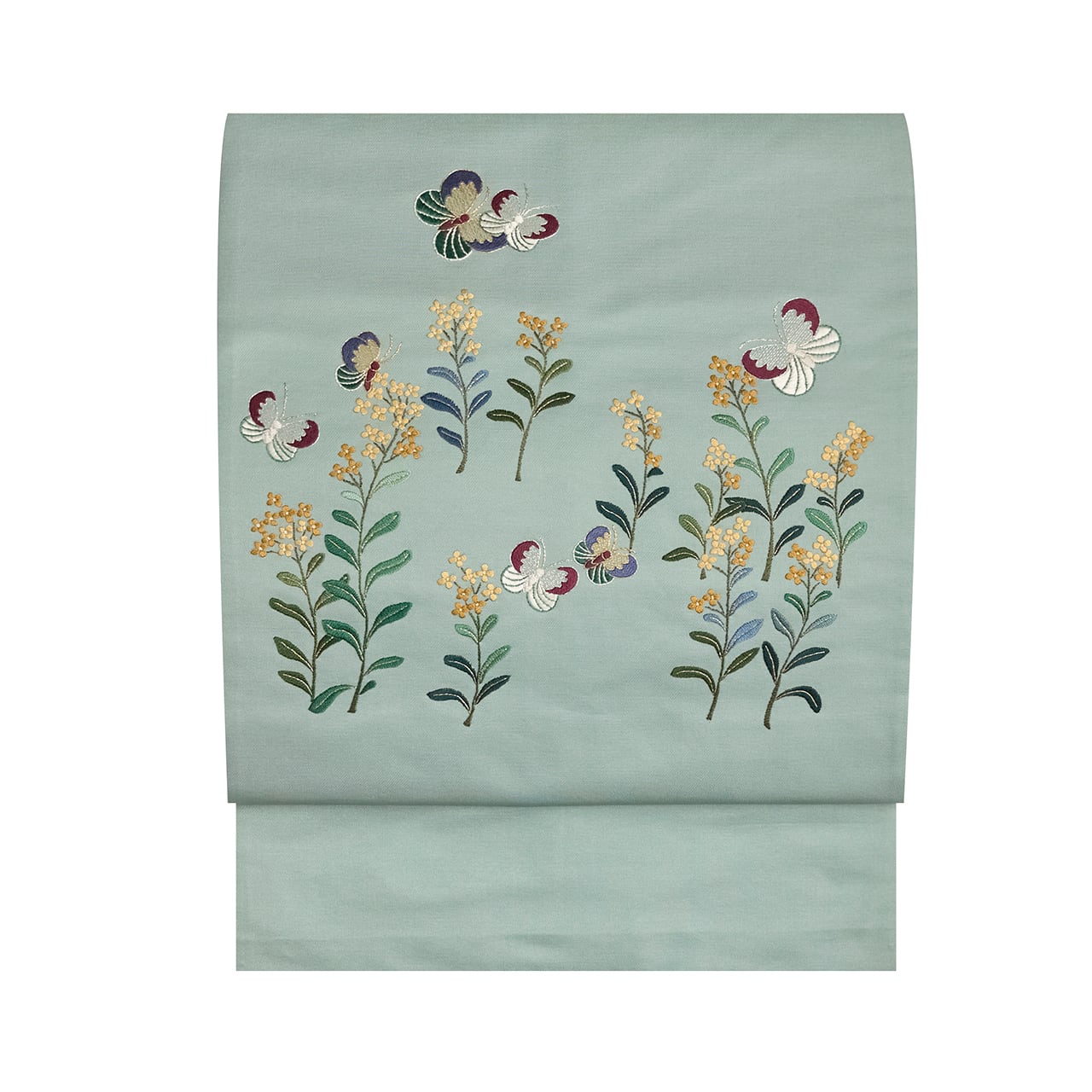 福寿草の模様 型絵染 名古屋帯【お仕立て上がり】 | かわの屋