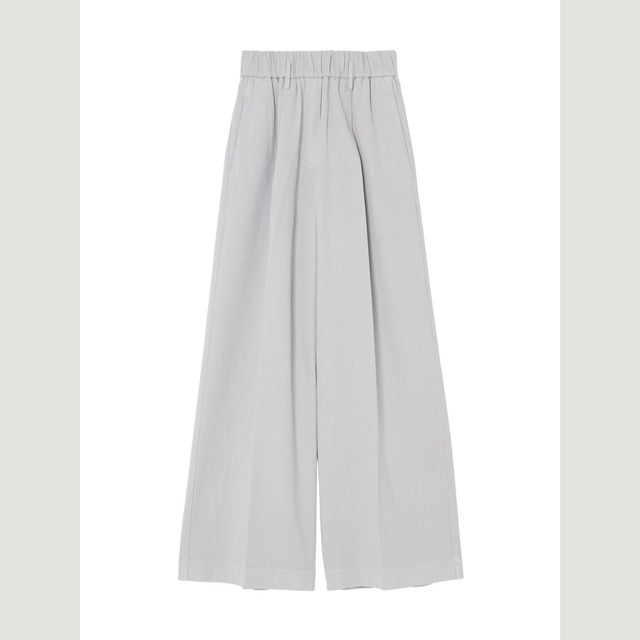 forte_forte　Cotton wide Pants　BLUE GREY　