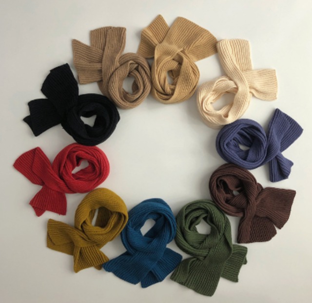 男女兼用 　　韓国キッズファッション   子供マフラー　10色