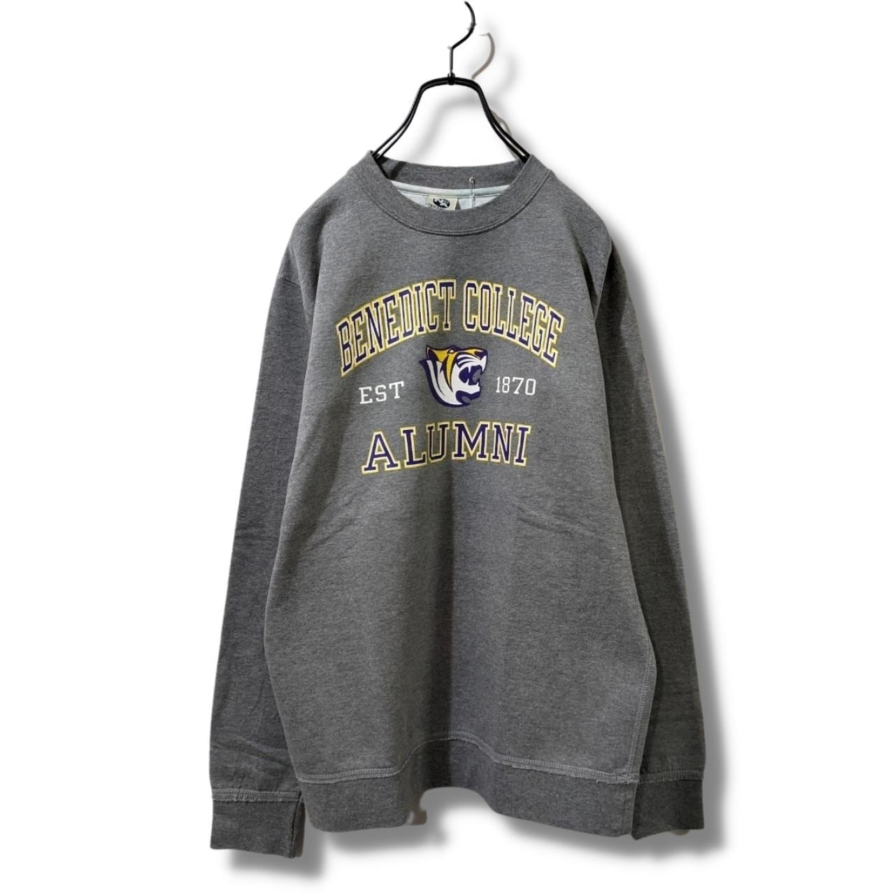 プリントスウェット 古着 グレー ストリート スポーティー アメカジ BS399