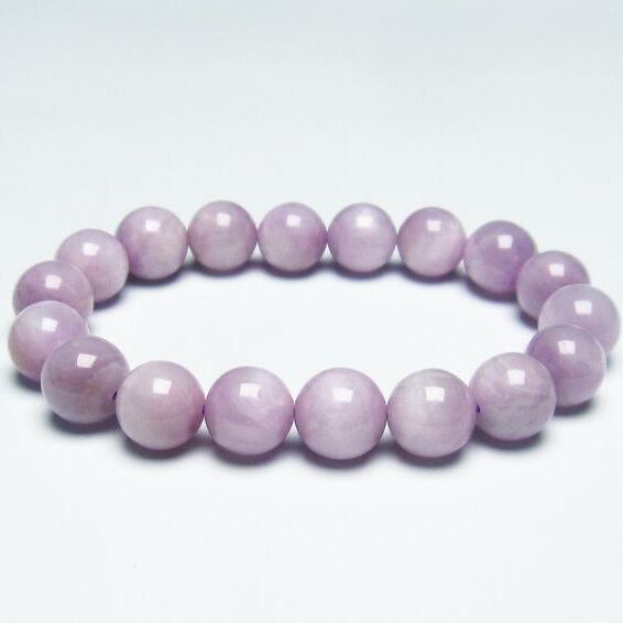 クンツァイト ブレスレット 11mm ミルキークンツァイト 一点物 メール便送料無料 [M便 1/10] 111-19647