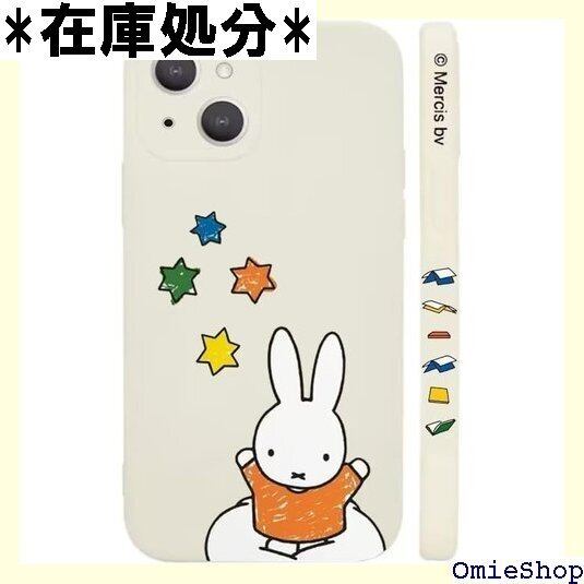 ミッフィー iPhone13mini 用 ケース 男女兼用 カップル スマホケース 可愛い 保護カバー キャラクター レンズ保護 ストラップホール付き 5.4インチ シリコンケース アイフォン13ミニ 対応 WHITE 1095