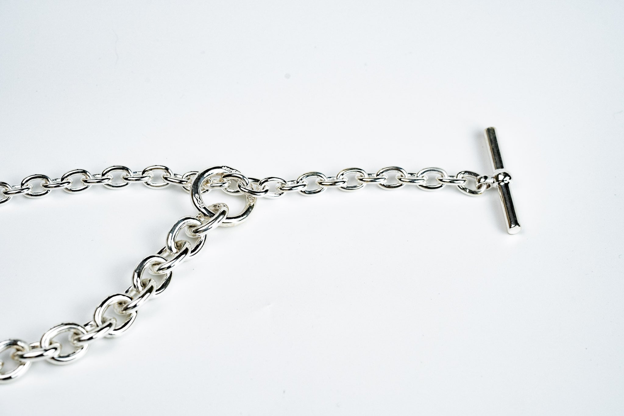 C-028 Hook connect necklace gradually 45cm | WAKAN SILVER C-028 Hook connect necklace gradually 45cm | WAKAN SILVER