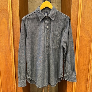 POST O'ALLS DENIM PULLOVER SHIRT M