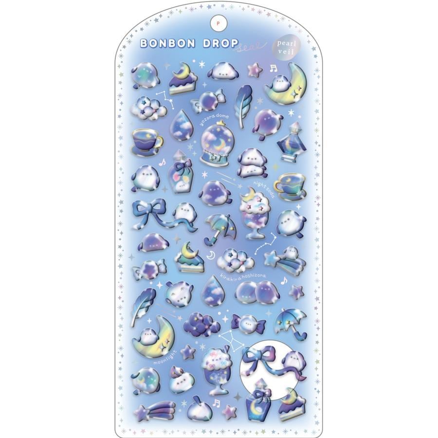 優先枠【抽選販売・4種セット】クーリア ボンボンドロップシール