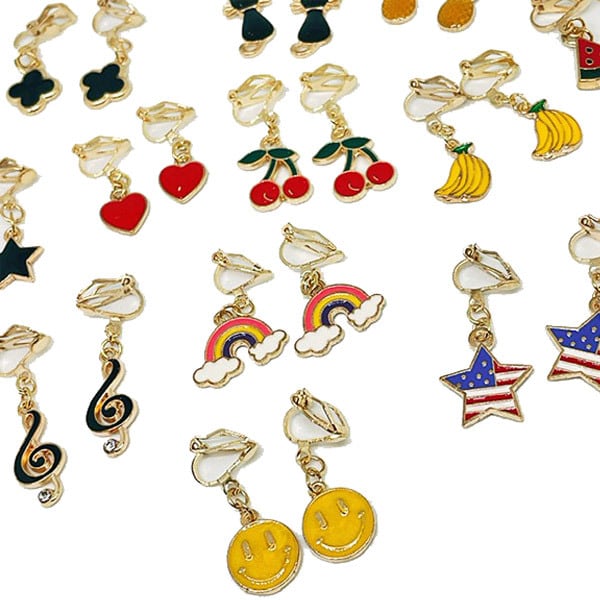 イヤリング ゴールドカラー キュート 女の子 アクセサリー 小物 ガール