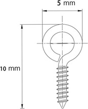 YUENTOEN ヒートン 400個 5x10mm ネジヒートン 金具 アクセサリー パーツ 手芸 3色選べ (ゴールド)
