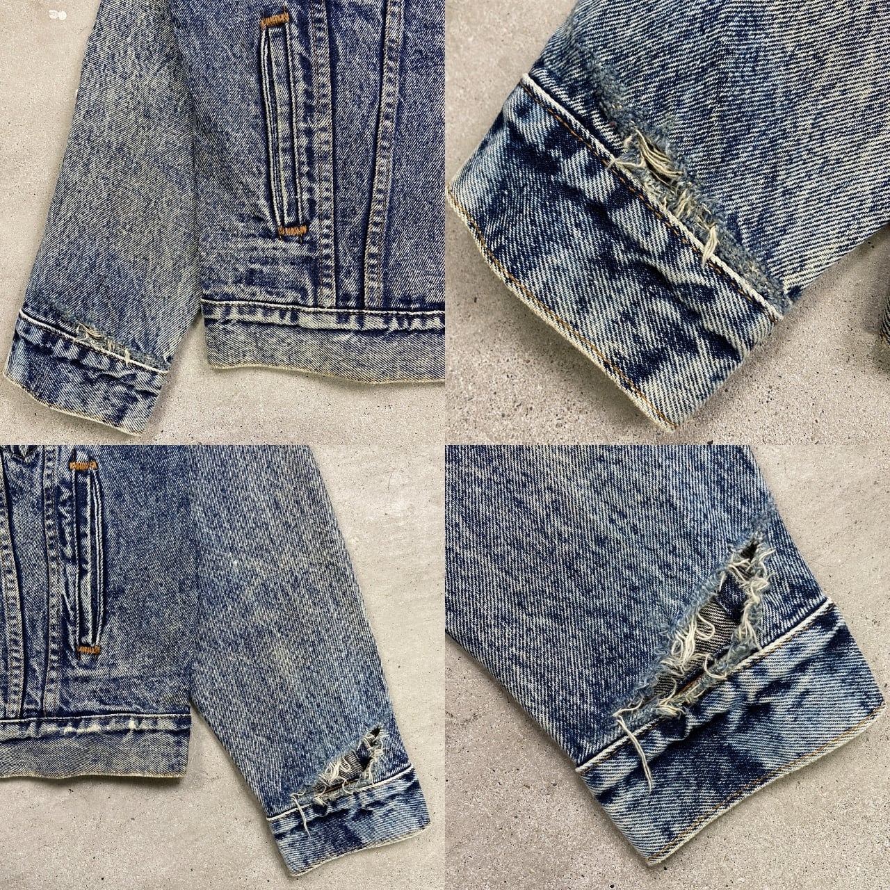 80年代 USA製 Levi's リーバイス 70507 0227 ケミカルウォッシュ