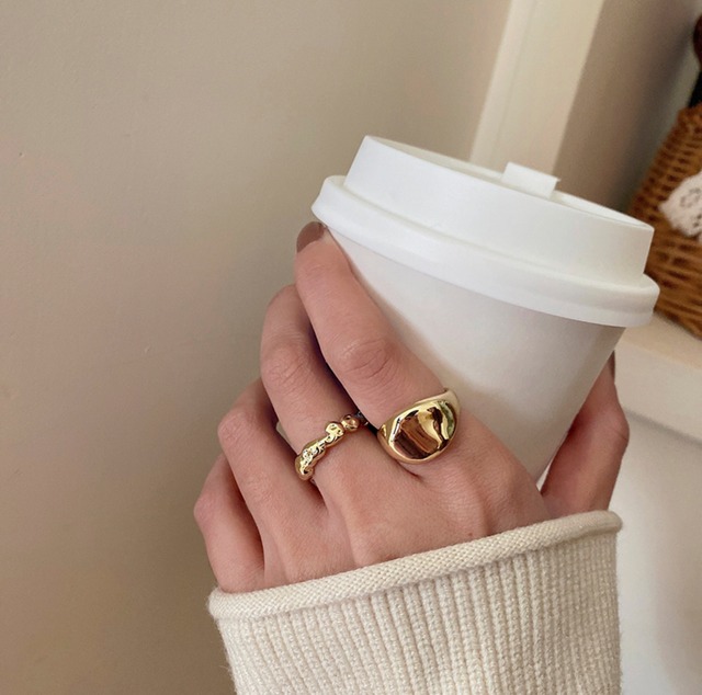 ナチュラルメタル2Pリング