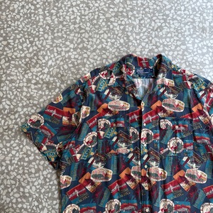 Polo by Ralph Lauren / 90’s RAYON aloha shirt size XL