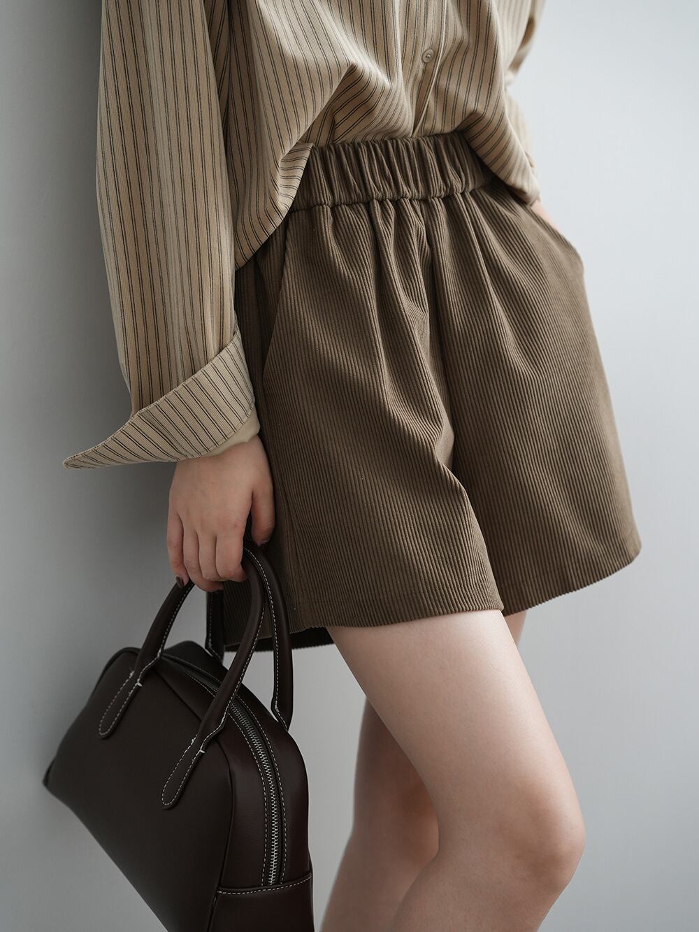 (3color)コーデュロイショートパンツ