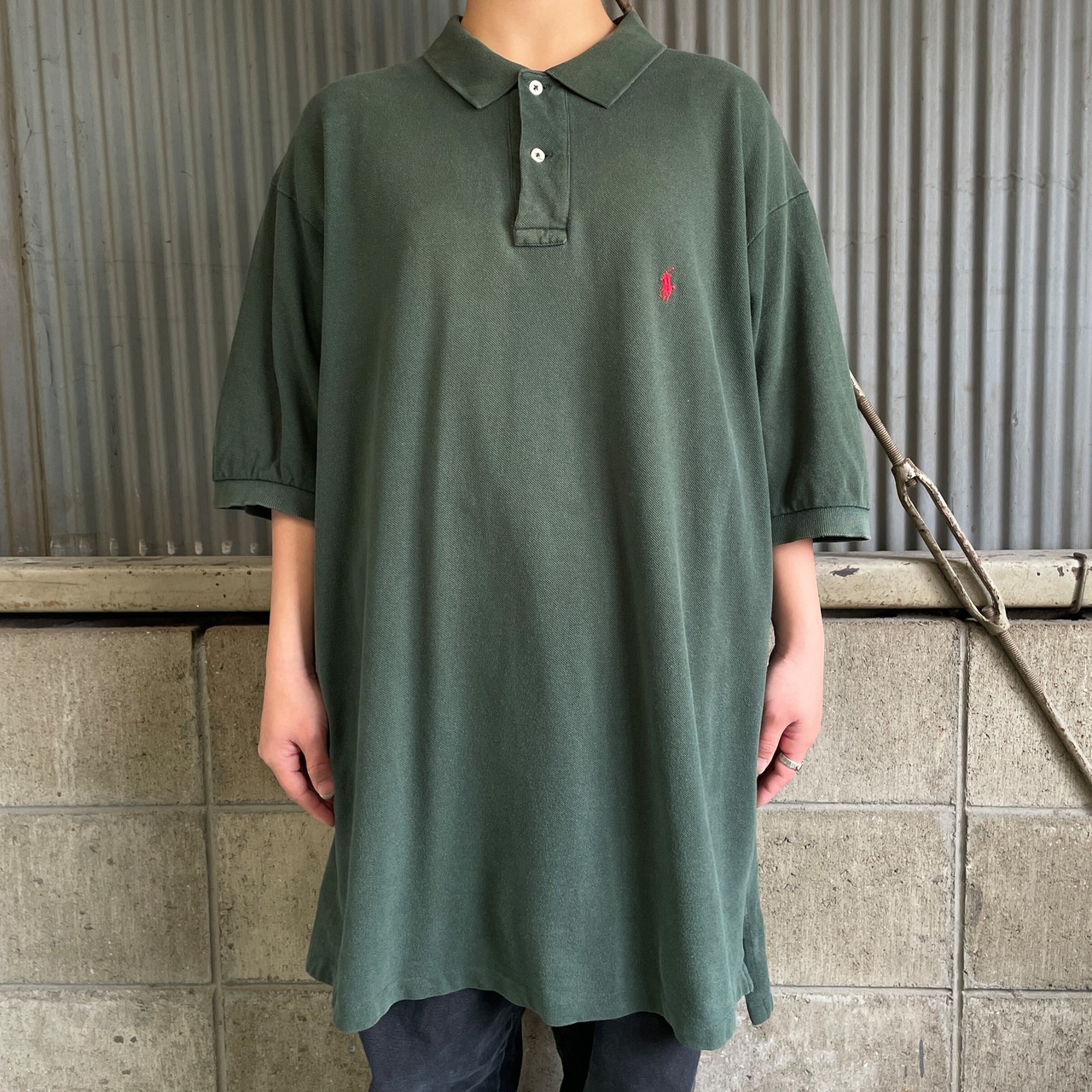 USA製 90年代 Polo by Ralph Lauren ポロバイラルフローレン 鹿の子 