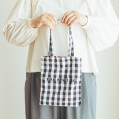 Gingham check Mini Bag