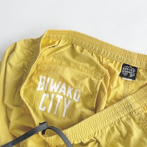 BIWAKO CITY / NYLON SHORTS / YELLOW