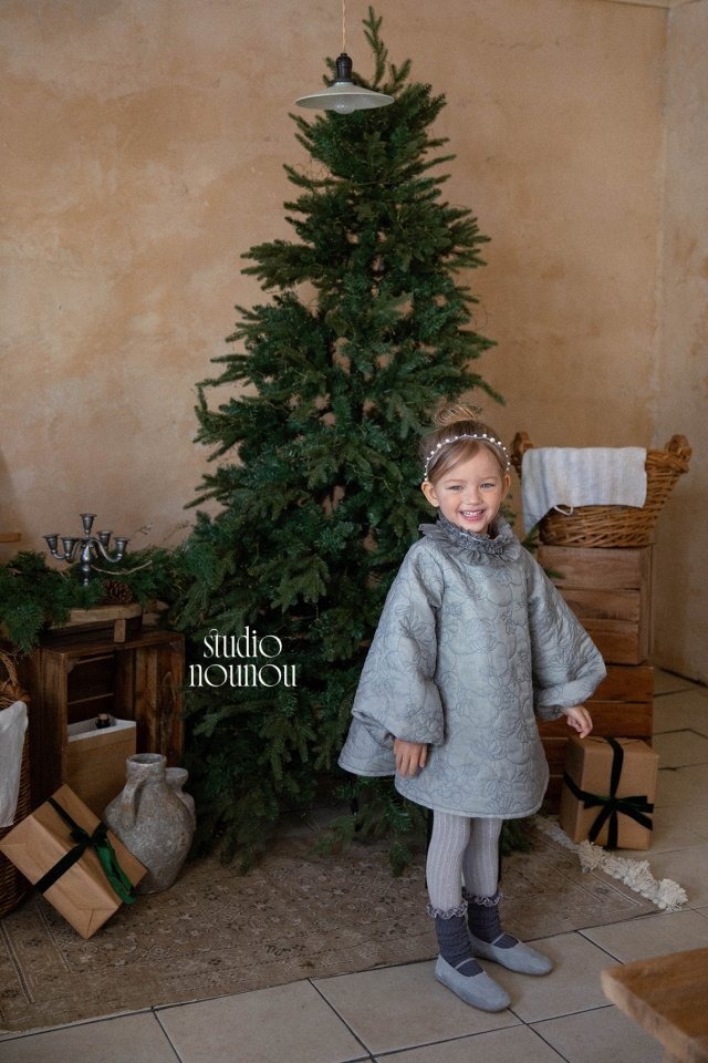 【予約商品】2025 冬新作 STUDIO NOUNOU スタジオヌヌ ローズワンピース