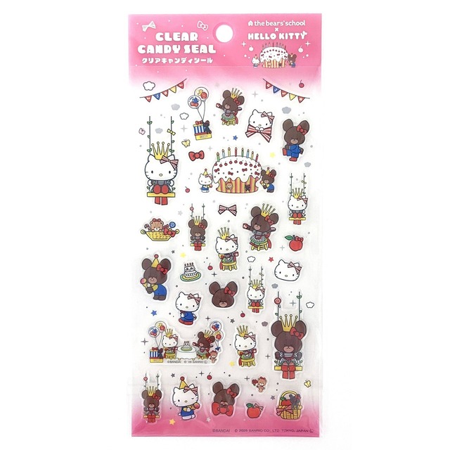 【ロット販売】【10入】KG×KTクリアキャンディシールピンク(8821020)