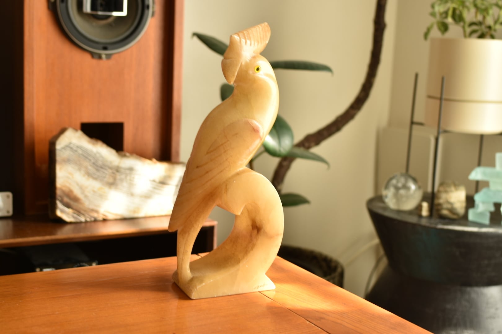 鳥の彫刻　置物　オブジェ　天然石 Amazon.co.jp: FUFIZU 1.5インチ 天然石 彫刻 鳥 置物 クリスタル