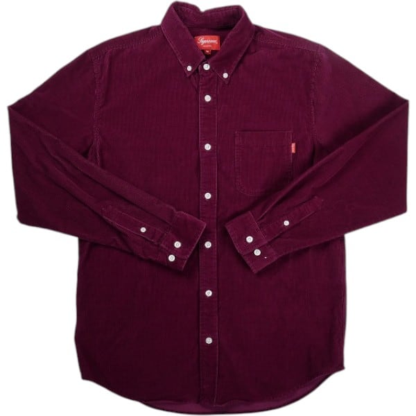 SizeM SUPREME シュプリーム 14AW Heavy Corduroy Shirt