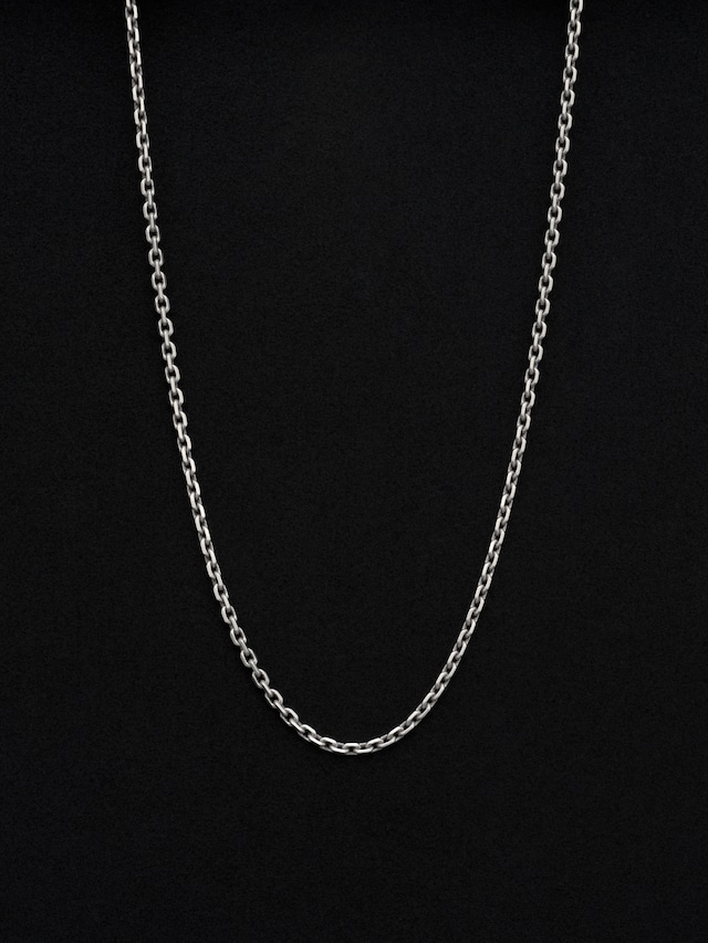 Cut Oval Chain Necklace