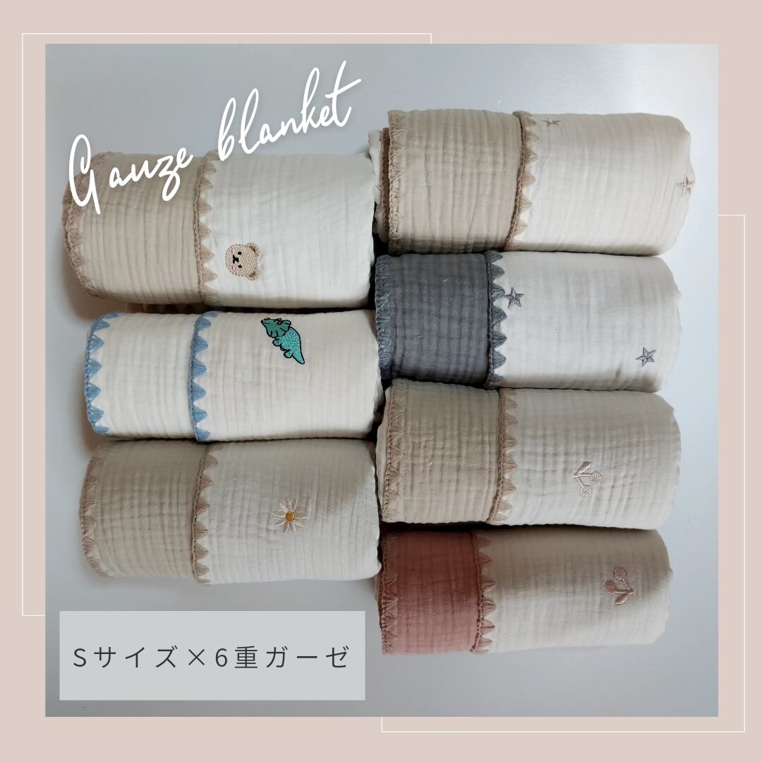 Sサイズ×6重ガーゼ | ガーゼブランケット | イブル | 韓国子供服 |pre open