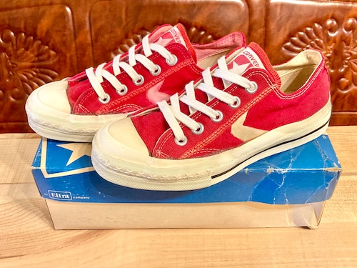 converse（コンバース） CX-PRO250 赤/白 3.5 22.5cm 70s USA ビンテージ 239