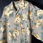 90's Tommy Bahama 100%SILK S/S aloha shirt  トミーバハマ　シルク　アロハシャツ　花柄