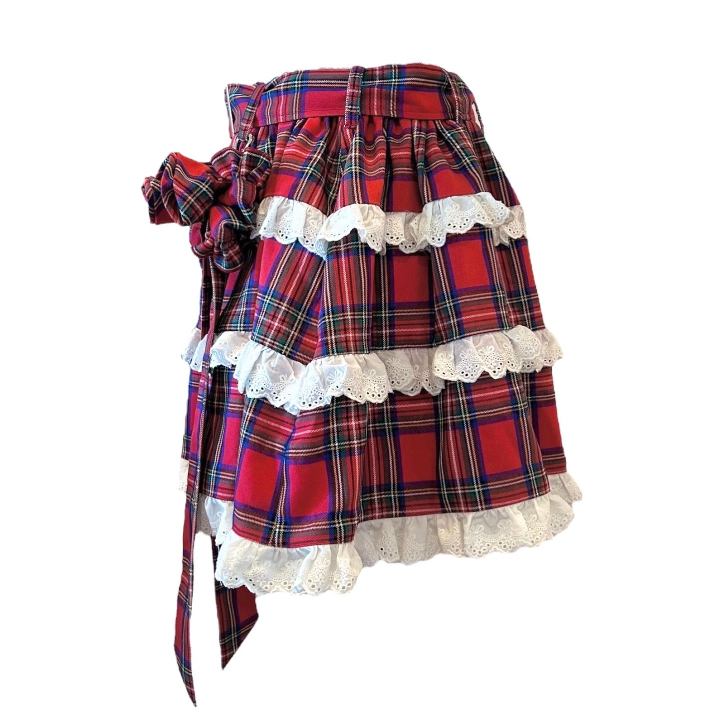 ローズティアードショートパンツ　RED