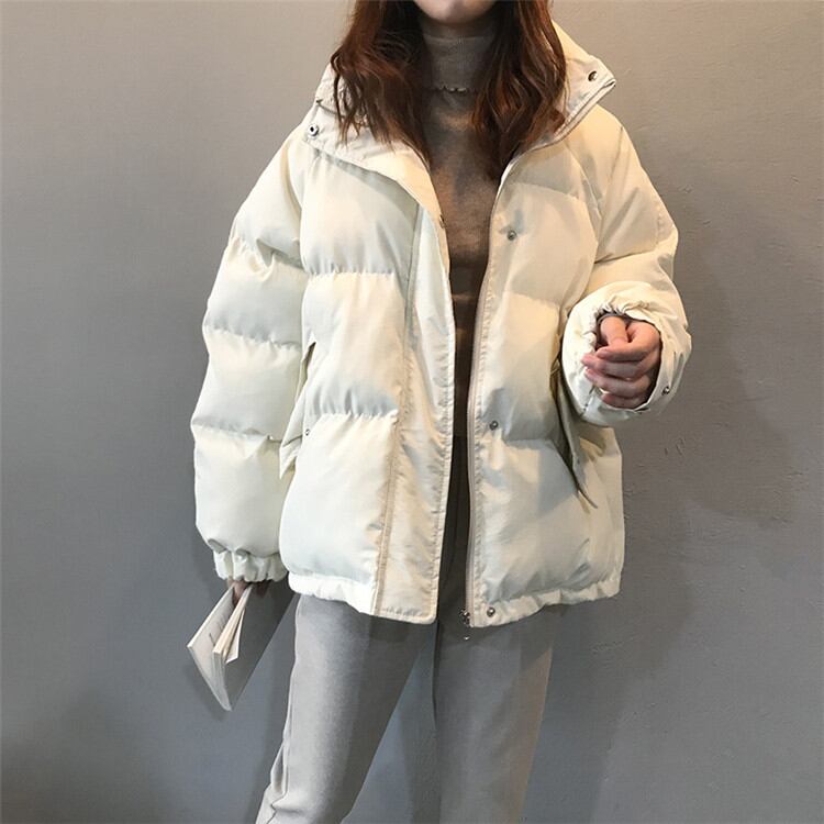 タイムセール コート トップス スタンドカラー ヤングスタイル コットン ゆったりする