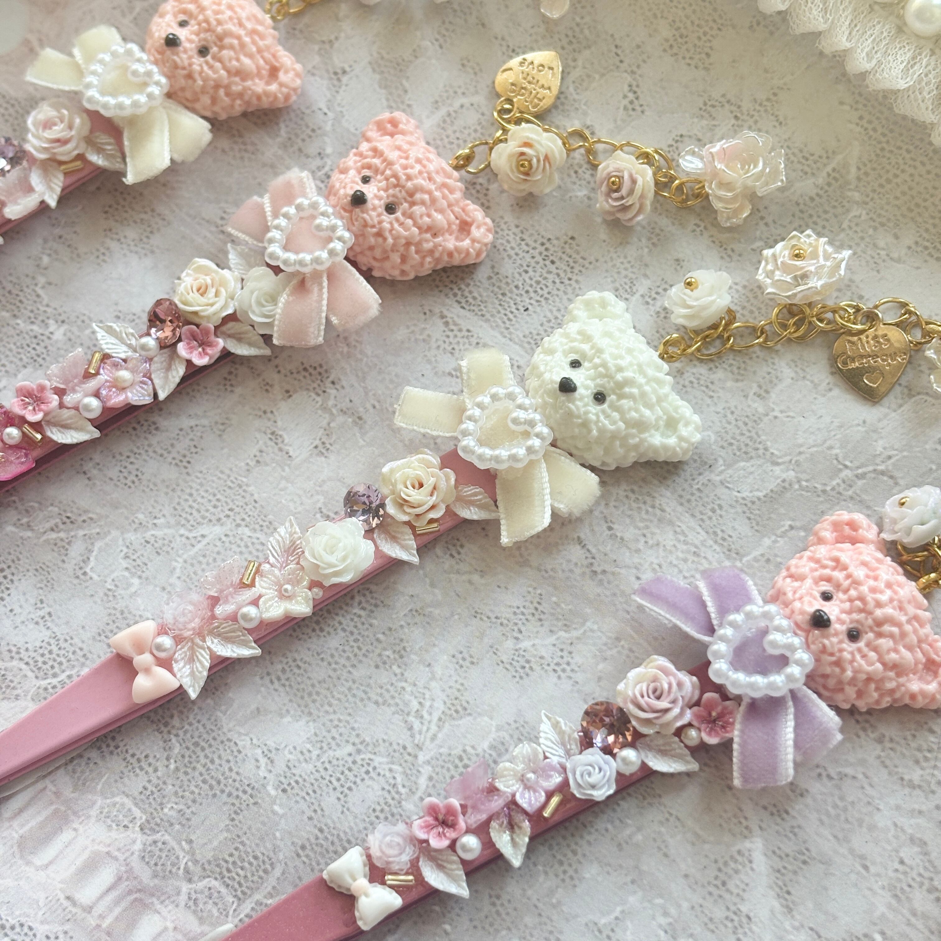 豪華チャーム】Big ビジュー付 DECO Tweezer by Mari Original
