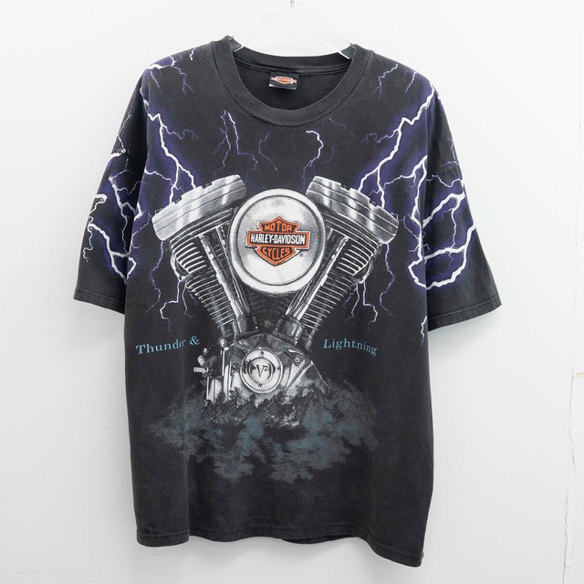 Harley Davidson " Thunder & The Lightning " Original Tag XXL【A7-349】