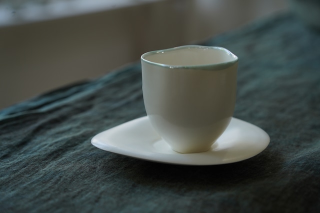 8　茶托a　生嶋花 Hana Ikushima　艶なし