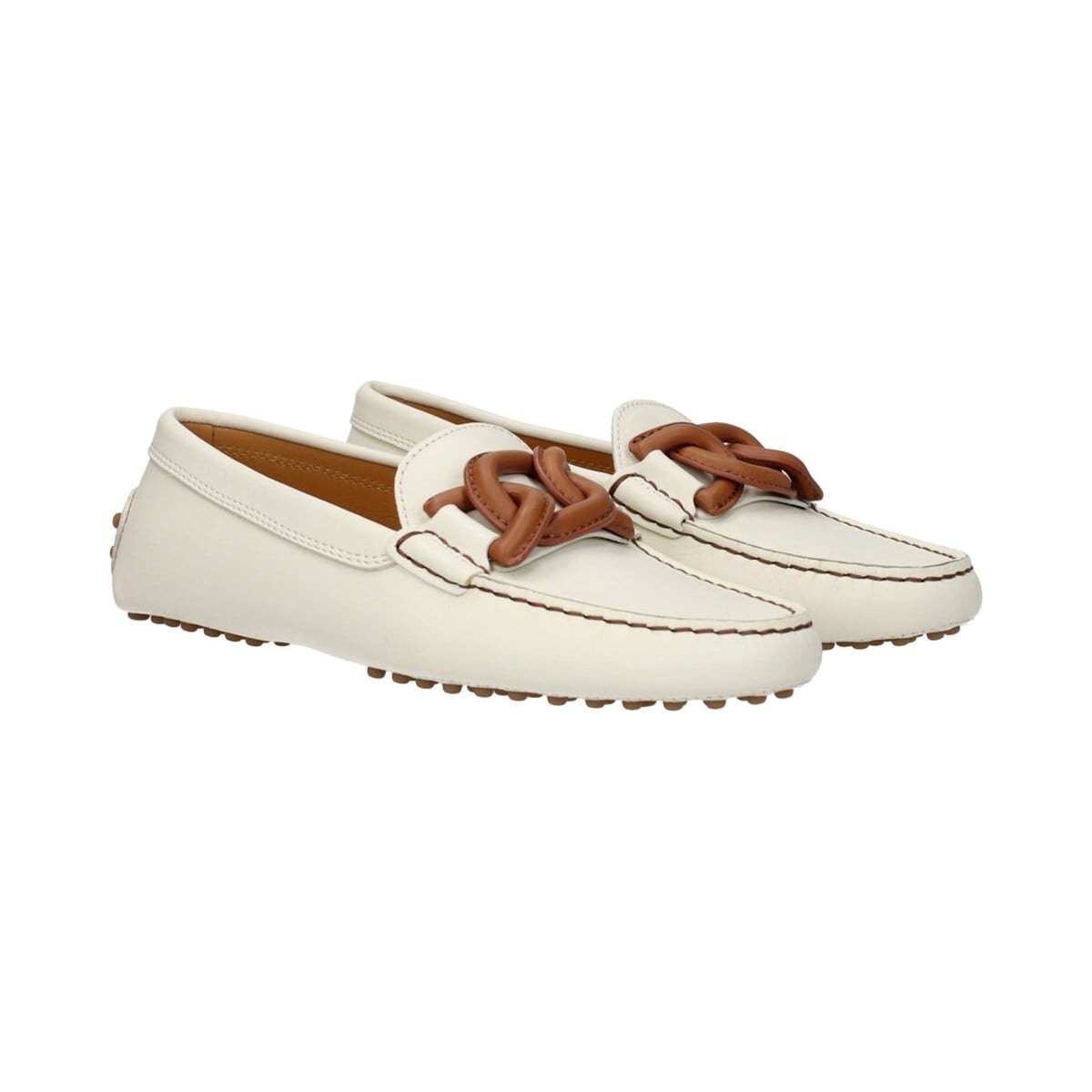 TOD'S トッズ レディース ローファー レザー ホワイト