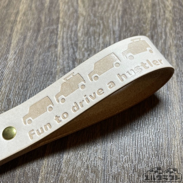 Fun to drive a hustler ハスラーストラップキーホルダー