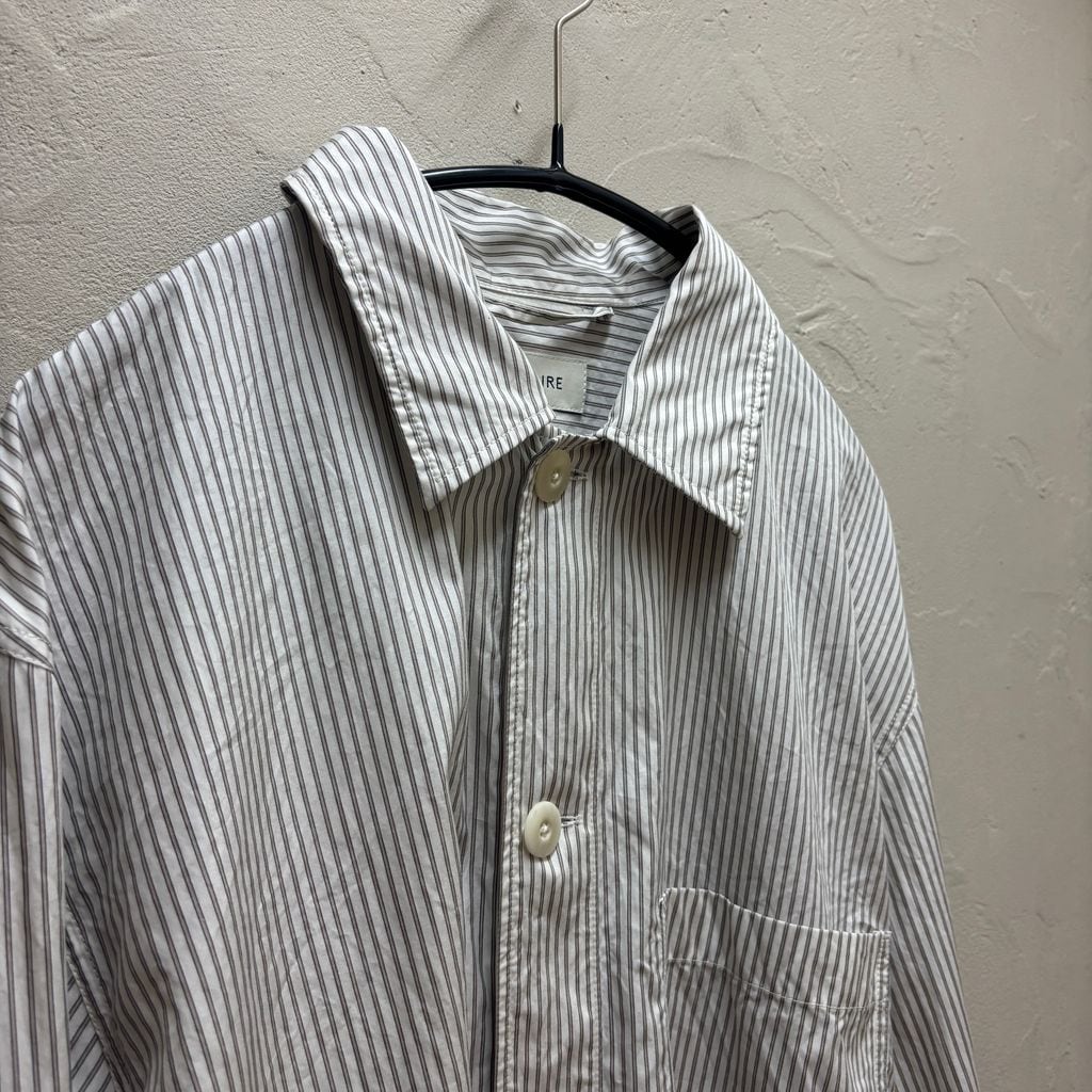 LEMAIRE ルメール 25SS PYJAMA SHIRT ストライプシャツ SH1177 LF1409