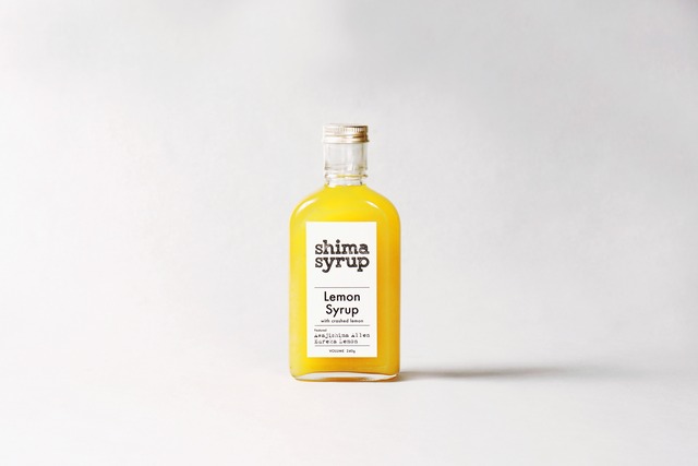 クラフトレモンシロップ（shima syrup Lemon240g）