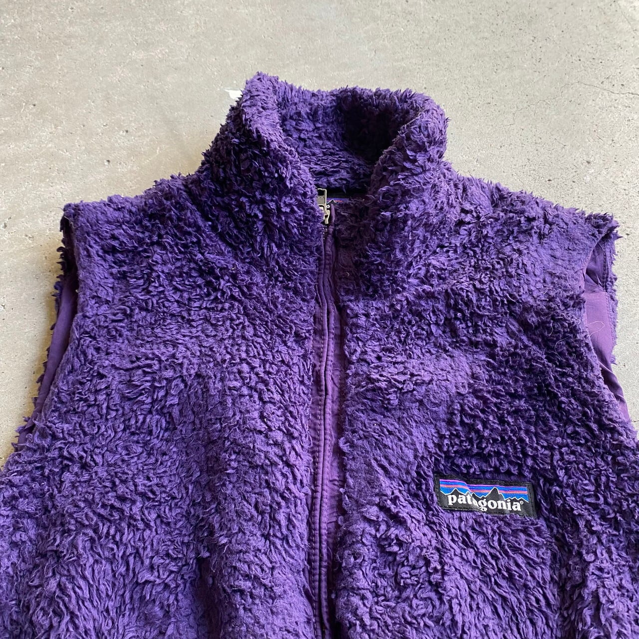 14年製 Patagonia パタゴニア ロスガトスベスト フリースベスト レディースs 古着 fa14 パープル 紫 アウトドアジャケット 1 Cs29 30 Cave 古着屋 公式 古着通販サイト
