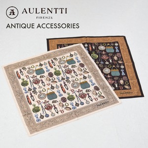 AULENTTI [オウレンティ] ANTIQUE ACCESSORIES(アクセサリー)  [LA-J9780] アンティーク アクセサリー・スカーフ・柄スカーフ・バンダナ・小物・大人かわいい・ LADY'S [2026AW](AULENTTI)
