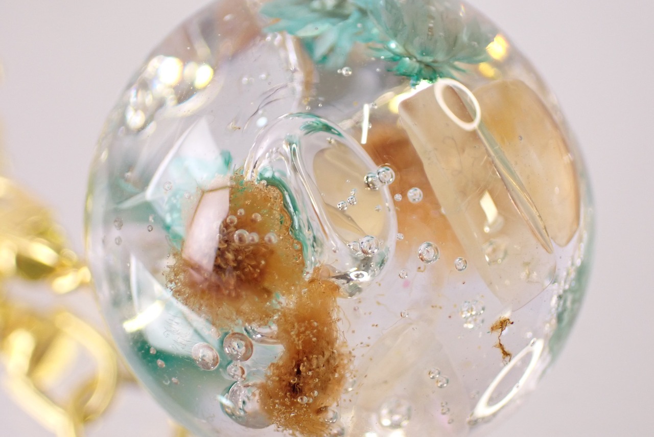 【定期便利用者様限定】シトリンレジンチャーム　 [D4-124]